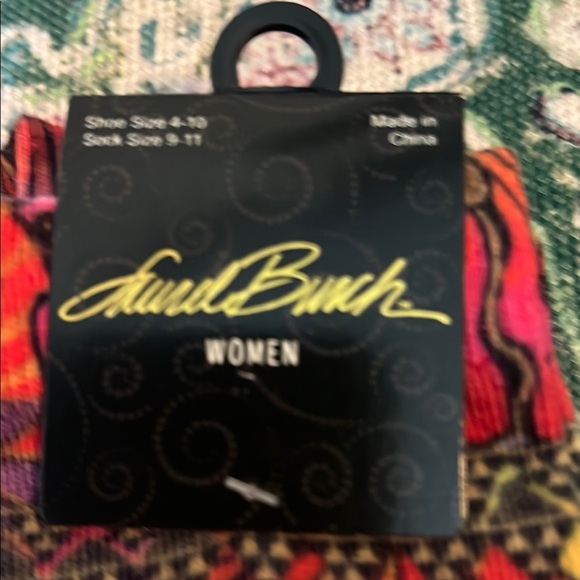 Laurel Burch Colorful Floral Women's Knee High Socks - Picture 3 of 3